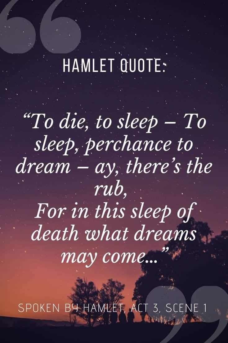 hamlet quote pinterest image showing 