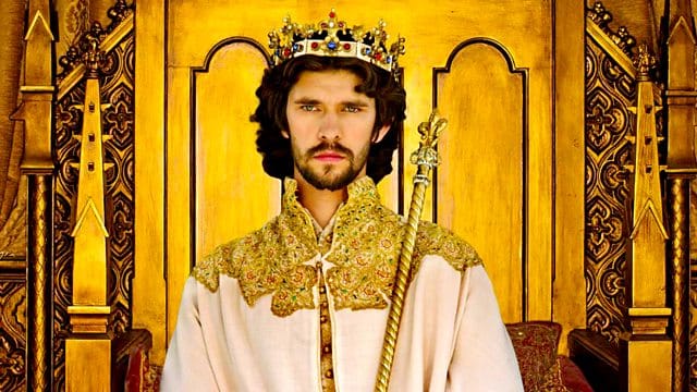 Richard II played by Ben Whishaw in BBC's The Hollow Crown
