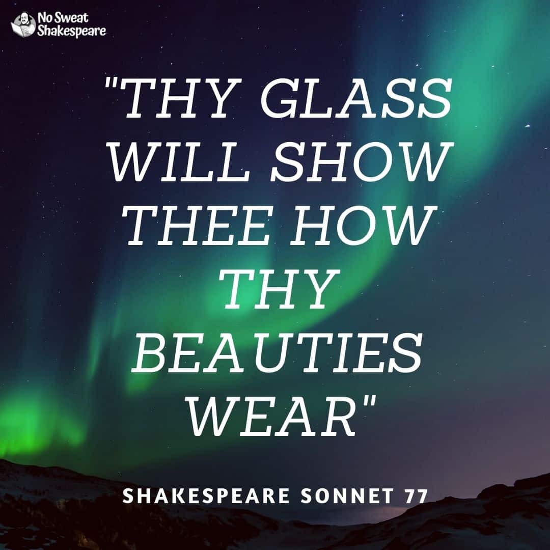 shakespeare sonnet 77 opening line
